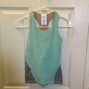 Ivivva (girls lululemon) mint green tank top
